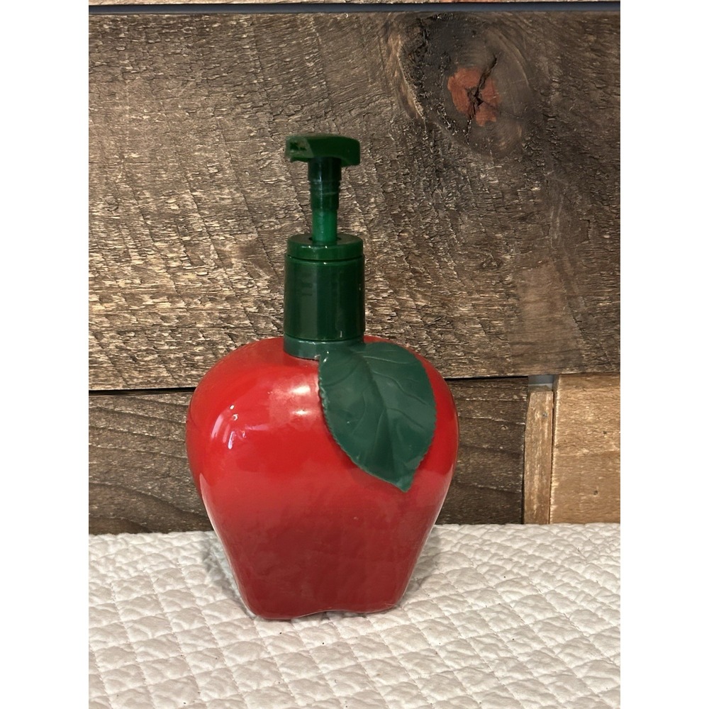 Y2K Vintage Bath & Body Works Apple Soap Dispenser Rare No Soap